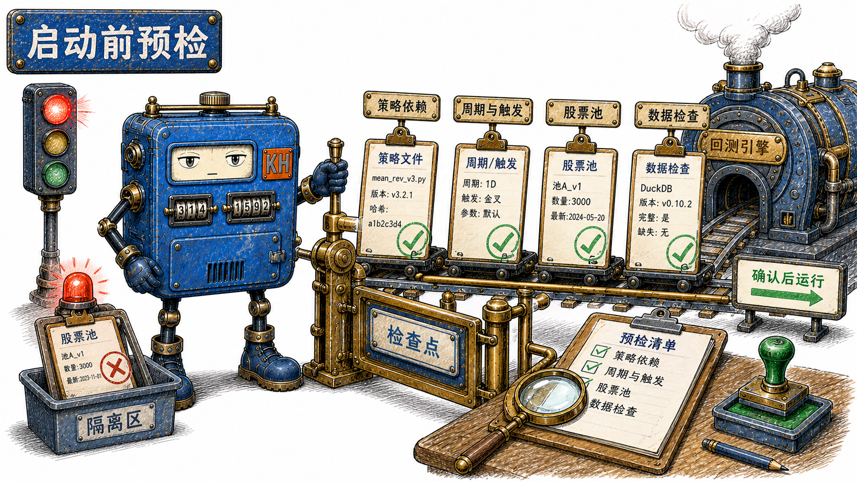 回测预检示意